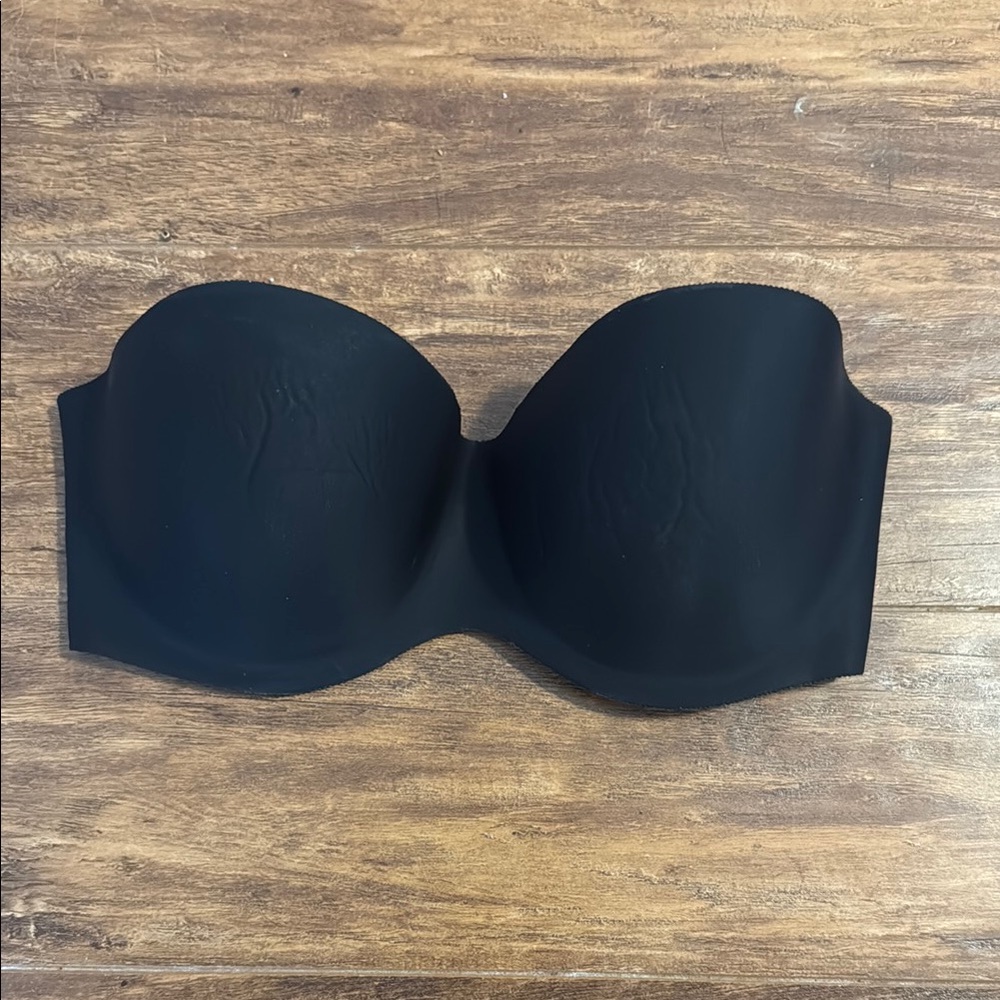 32c Black Strapless Bra